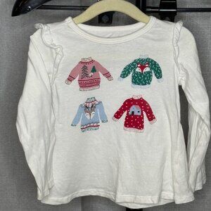 First Impressions - Girls - Long Sleeve Ugly Christmas Sweater Shirt - Size 3T